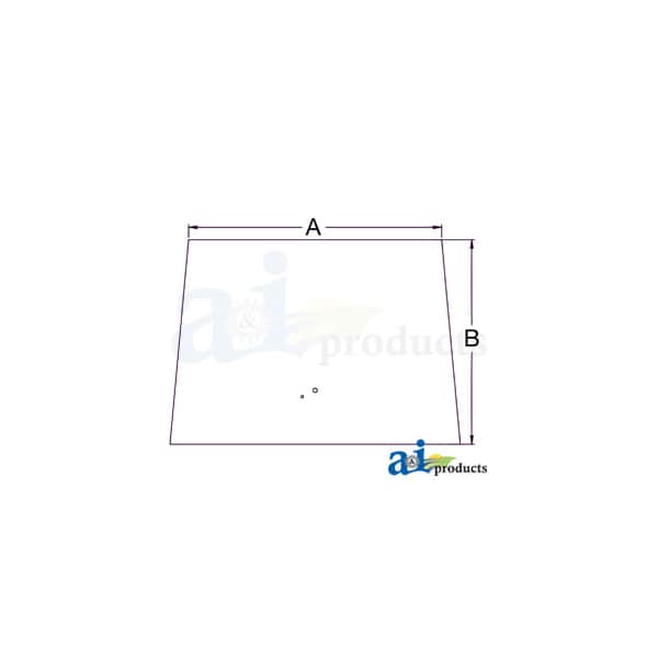 Glass; Front Windshield 36.5" x50.25" x0.75"